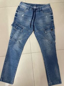 Cargo Denim Joggers