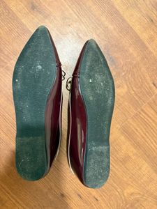Yousta Burgundy Pointed Flats