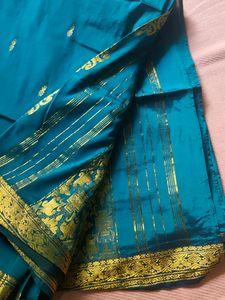 Rama Green Color Saree