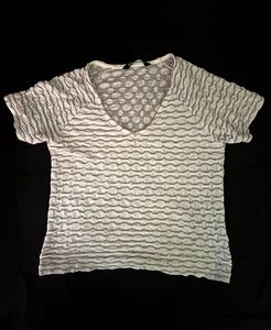 ZUDIO y2k purple v-neck crop top