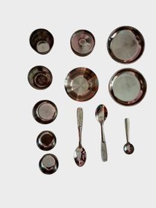 Steel Dinnerware Set