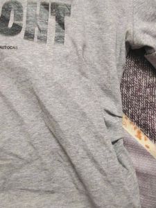 Grey "EINSIGHT" Graphic T-Shirt
