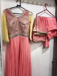 Elegant Pink Kurta Set with Dupatta