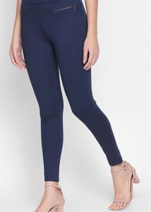Brand New Pantaloons Tregging In Navy Blue 28