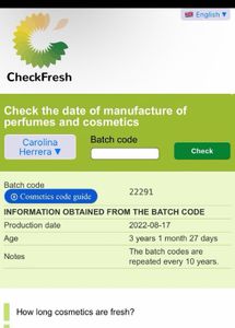 Carolina Herrera very Good Girl 5ml sample