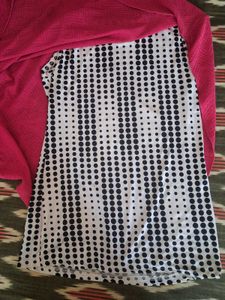 Vibrant Pink Chevron Pattern Top
