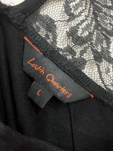 Chic Black Lace Sleeve Top