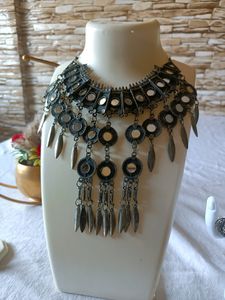 Afghani Mirror Choker Set