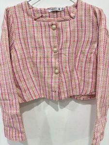 CO. Edition Pink Tweed Jacket