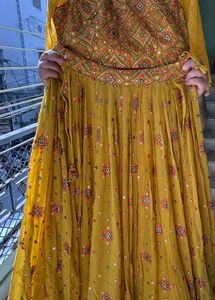 Stunning Yellow Lehenga Choli with Dupatta