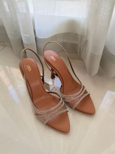 Zara Rhinestone Heels