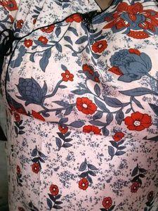 Bohemian Floral Print Kurta