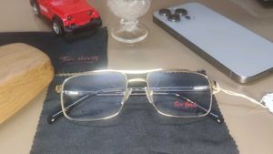 Stylish Gold Frame Eyeglasses