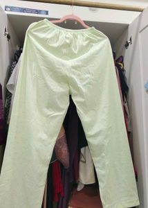 Light Green Polka Dot Pajama Set