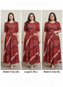 Bohemian Style Printed Dress