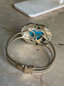 Unique Heart Turquoise Cuff Bracelet