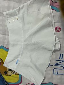 White Skort