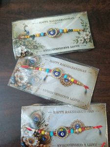 Happy Rakshabandhan Rakhi Set 3 pc