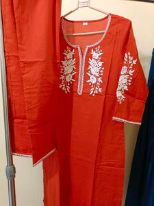 cotton kurta pant set