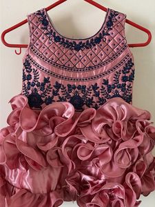 Baby Girl Pink Ruffled Party Dress