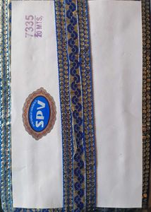 saree silver border