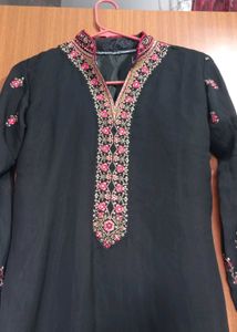 Black Kurta N Duppatta