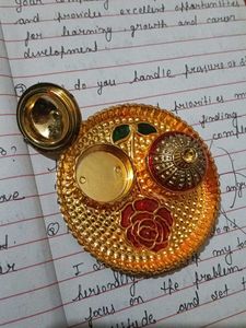 Beautiful Gold artistic plate