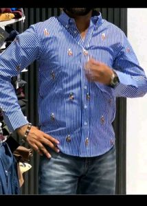NEW RALPH LAUREN PRINTED LOGO SHIRT