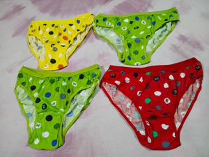 Combo Cute Polka Dot Panties - Pack of 3