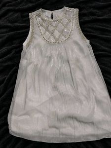 Sparkling Embellished Sleeveless Mini Dress
