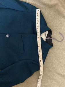 Boys Bandhgala Suit Blue Coat Black Pant