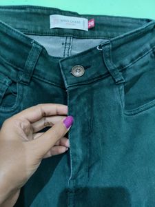 Dark green jeans(high waist)