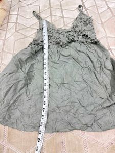 Boho Lace Trim Cami Top