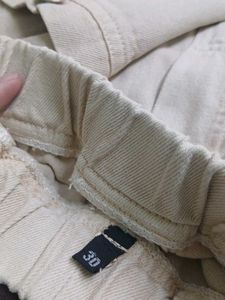 Beige Cargo Pants