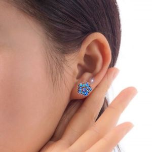 New Arrival Rose Gold Stone Ear Studs For Women