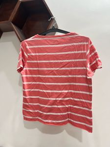 Pink Striped Coral T-Shirt