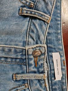 Classic Light Wash Denim Skirt