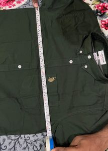 Men's Classic Green Button-Down Shirt