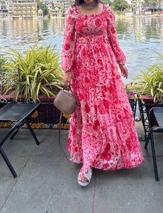 Bohemian Floral Maxi Dress