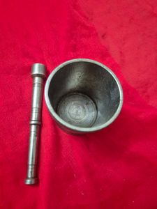 Vintage Metal Mortar and Pestle