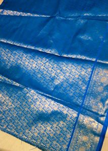 blue colour pattu saree