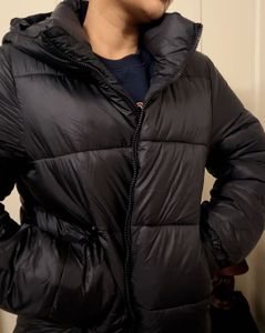 Zara Black Puffer Jacket