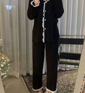 Chic Black Pajama Set S- M size