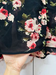 Floral Print Long Sleeve Shirt