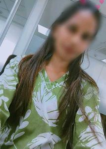 Green Floral Print Kurta
