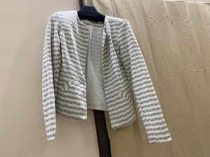 Chic Striped Blazer Jacket