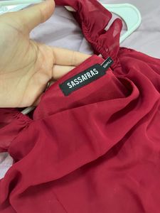 Branded Maroon dress🎀🎀