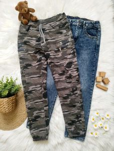 Men's Casual Shirt with Jeans and Cargo Pants