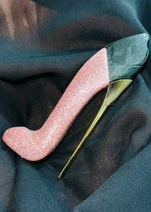 Sparkling Pink Perfume Bottle