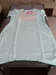 Light Green Kurta with Peach Pants